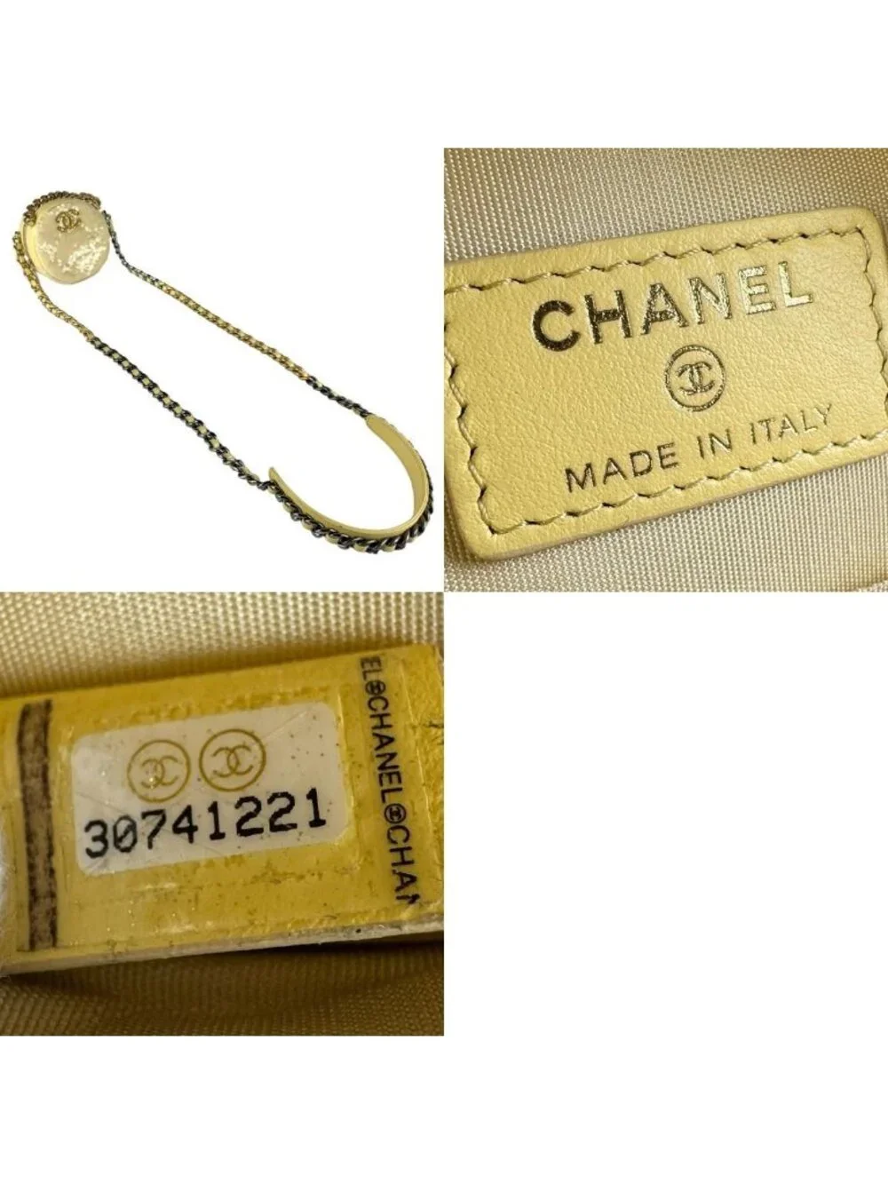 Chanel Shoulder Bag Yellow - Picture 10 of 10